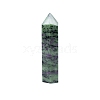 Point Tower Natural Ruby in Zoisite Home Display Decoration PW-WG48084-01-2