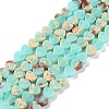 Dyed Synthetic Imperial Jasper Beads Strands G-M403-A38-01-1