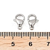 Non-Tarnish 316 Surgical Stainless Steel Lobster Claw Clasps X-STAS-316-FL10A-5
