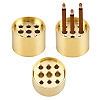 Brass Incense Burner Holder AJEW-GA0010-20B-1