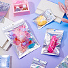 60Pcs 3 Styles Laser Plastic Resealable Bags ABAG-TA0001-56B-7