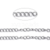 Oval Oxidation Aluminum Curb Chains CHA-K003-06P-3