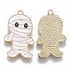 Halloween Theme Alloy Enamel Pendants ENAM-J649-09LG-2