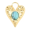 Synthetic Turquoise Pendants GG-G001-02G-09-1