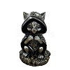 Halloween Resin Cat Mage Figurines PW-WG10268-04-1
