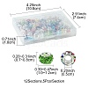 60Pcs 12 Colors Polymer Clay Rhinestone European Beads CPDL-FS0001-02-5