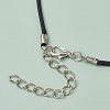 Glass Seed Beads & Glass Pearl Angel Pendant Necklaces NJEW-MZ00056-04-5
