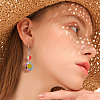 80Pcs 4 Colors  Alloy Enamel Charms FIND-DC0003-44-4