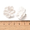 Alloy & 925 Sterling Silver & Acrylic Stud Earrings EJEW-Q013-09A-3