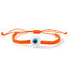 Handmade Lampwork Evil Eye Bead Braided Bracelets UN6877-5-1