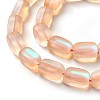 Synthetic Moonstone Beads Strands G-J385-A01-F-3