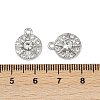 Alloy Rhinestone Pendants PALLOY-P311-03P-3