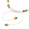 9Pcs Fruit Theme Alloy Enamel Charm Bracelets BJEW-MZ00206-05-4