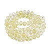 Transparent Glass Beads Strands GLAA-T023-8mm-A05-2