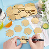 40Pcs Mirror Acrylic Wine Glass Charms AJEW-FG0003-02A-3