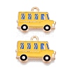 Alloy Enamel Pendants ENAM-Q004-01KCG-22-1