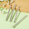 4Pcs 4 Styles DIY Alloy Leather Carving Embossing Tool FIND-BBC0004-28-3