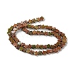 Natural Unakite Beads Strands G-G085-B53-02-3