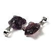 Natural Amethyst Pendants G-F758-A03-P-2