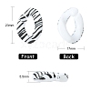 100Pcs Acrylic Linking Rings SACR-CJ0001-33-2
