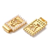 Rack Plating Brass & Acrylic Pearl Pendants KK-G488-05B-G-2