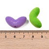 Flocking Opaque Acrylic Beads OACR-G055-02E-3