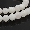 Natural Round White Jade Bead Strands G-P070-01-4mm-1