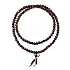 Mala Bead Bracelet X-WOOD-T030-02-2