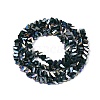 Electroplate Opaque Glass Beads Strands LS-EGLA-Q139-01A-C17-2