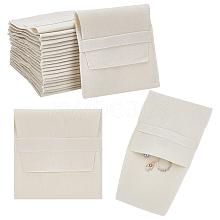 Double-Sided Faux Suede Jewelry Flap Pouches TP-WH0007-09B