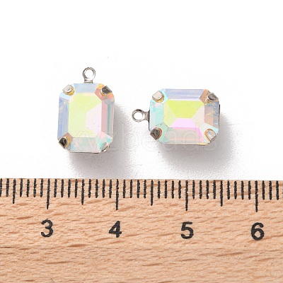 Rhinestone Pendants RGLA-P038-02P-08-1