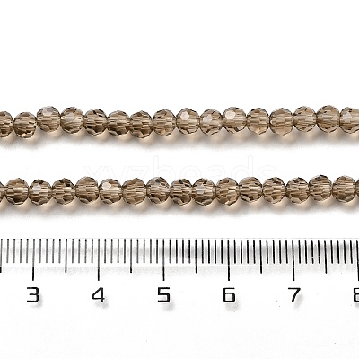 Transparent Glass Beads Strands EGLA-A035-T4mm-D16-1