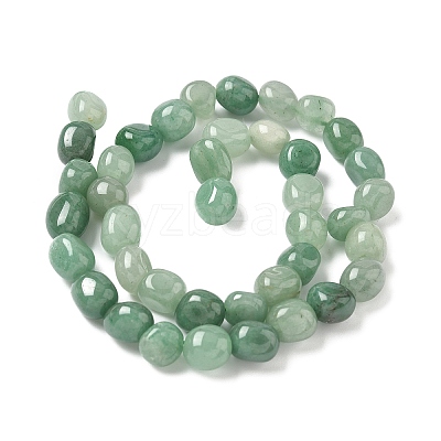 Natural Green Aventurine Beads Strands G-C038-02A-01-1