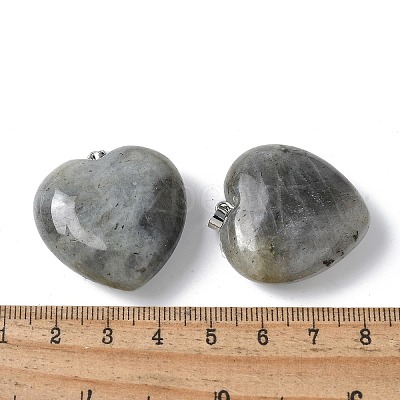 Natural Labradorite Pendants G-A259-02P-02-1