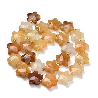 Natural Yellow Aventurine Beads Strands G-L657-A05-01-1