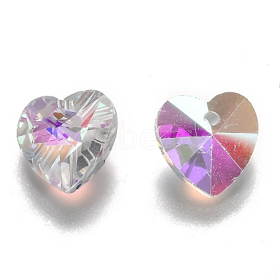 Romantic Valentines Ideas Glass Charms LS-X-G030V10mm-39-1