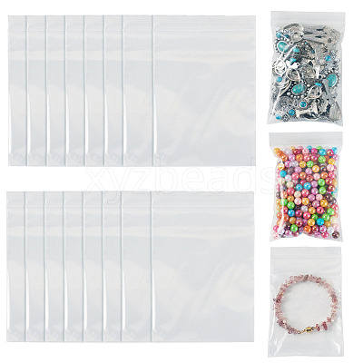 Transparent Plastic Resealable Packaging Bags OPP-TADJ0001-05B-1