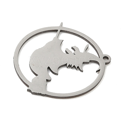 201 Stainless Steel Pendants STAS-G366-02P-06-1