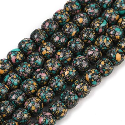 Natural Agate Beads Strands G-U030-D01-10mm-1