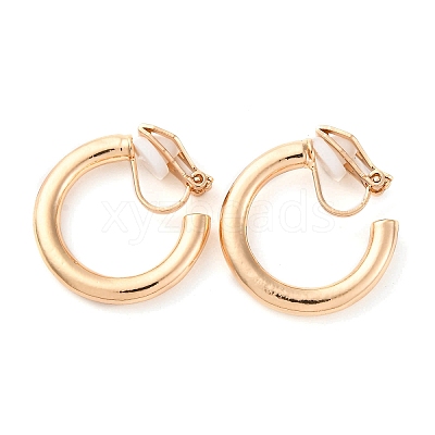 Alloy Silicone Clip-on Earrings EJEW-Z120-01G-02-1