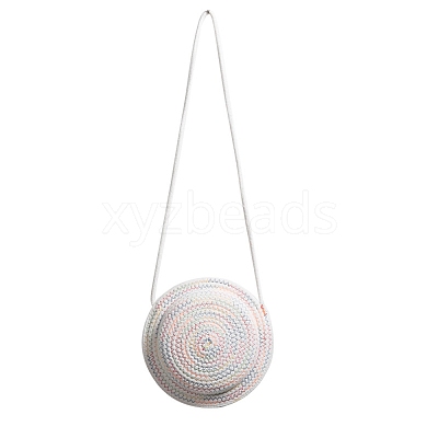 Woven Cotton Shoulder Bags PW-WG65255-02-1