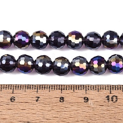 Transparent Glass Beads Strands GLAA-Q107-02A-20-1