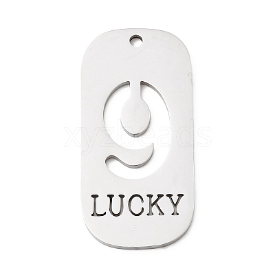 304 Stainless Steel Pendants STAS-D200-02J-P-1