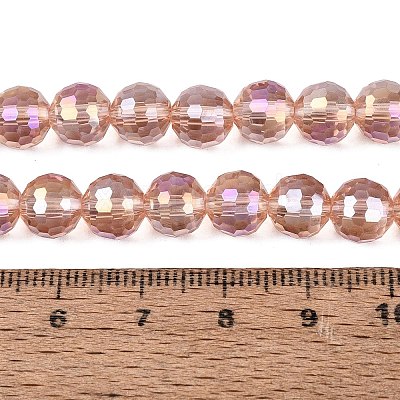 Transparent Glass Beads Strands GLAA-Q107-02A-03-1