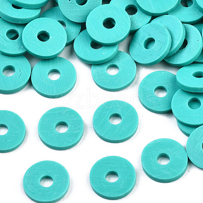 Handmade Polymer Clay Beads CLAY-R067-8.0mm-B34-1