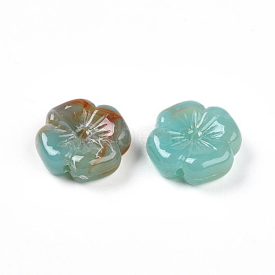 Transparent Acrylic Beads TACR-T028-40A-1