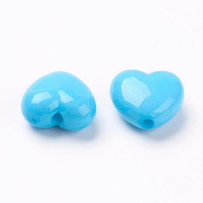 Opaque Acrylic Beads X-SACR-10X11-1-1