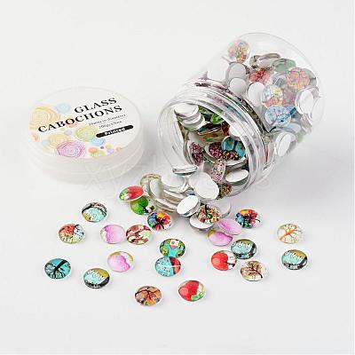 Glass Cabochons GGLA-JP0001-12-1