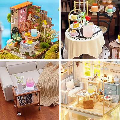 20Pcs 5 Colors Resin Cup Mini Model RESI-TA0005-73-1