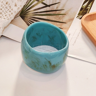 Resin Bangles BJEW-P357-02-1